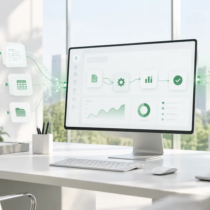 Einrichtung und Test einer digitalen Prozesslösung am Arbeitsplatz